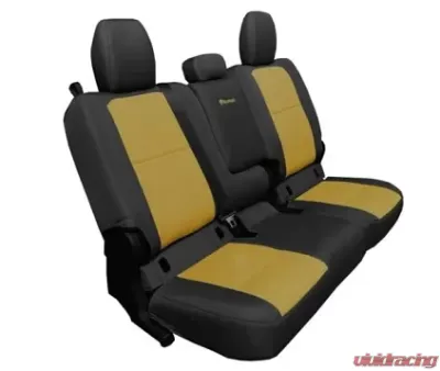 Bartact Tactical Bench Seat Cover Fabric Black/Coyote Jeep Gladiator 2019-2024 - JTSC201R4FBC