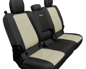 Bartact Tactical Bench Seat Cover Fabric Black/Khaki Jeep Gladiator 2019-2024