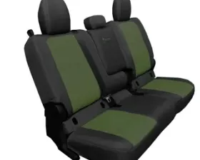 Bartact Tactical Bench Seat Cover Fabric Black/Olive Jeep Gladiator 2019-2024