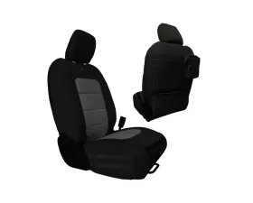 Bartact Black/Graphite Front Seat Covers Jeep Gladiator 2019-2024