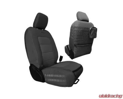 Bartact Graphite/Graphite Front Seat Covers Jeep Gladiator 2019-2024 - JTTC2019FPGG