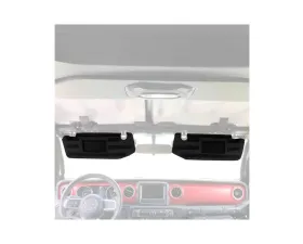 Bartact Black Sun Visor Covers Pair w/ PALS Webbing for Molle Attachments for Visors With Mirrors Jeep Gladiator 2019+