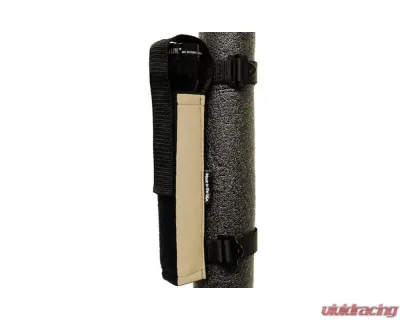 Bartact Khaki Roll Bar Multi D Cell Flashlight Holder - RBIADCFLHK