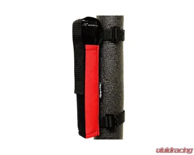 Bartact Red Extreme Roll Bar Multi-D-Cell Flashlight Holder - RBIADCFLHR