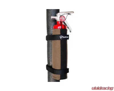 Bartact 2.5 LB Coyote Roll Bar Fire Extinguisher Mount - RBIAFEH25C