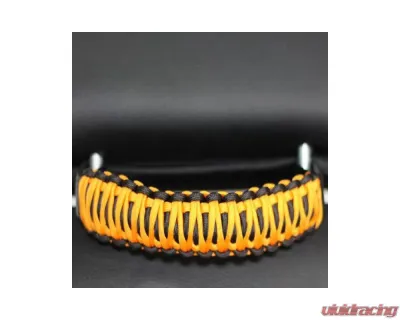 Bartact Black/Dozer Yellow Headrest Paracord Grab Handles Pair Jeep Gladiator | Wrangler | Toyota Tacoma | Ford Bronco - TAOGHHPBD