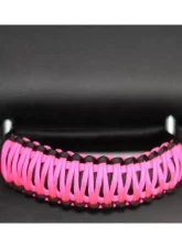 Bartact Black/Hot Pink Headrest Paracord Grab Handles Pair Jeep Gladiator | Wrangler | Toyota Tacoma | Ford Bronco                                     - TAOGHHPBP - Image 2
