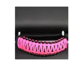 Bartact Black/Baby Pink Headrest Paracord Grab Handles Pair Jeep Gladiator | Wrangler | Toyota Tacoma | Ford Bronco