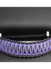 Bartact Black/Purple Headrest Paracord Grab Handles Pair Jeep Gladiator | Wrangler | Toyota Tacoma | Ford Bronco                                     - TAOGHHPBV - Image 2