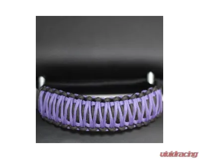 Bartact Black/Purple Headrest Paracord Grab Handles Pair Jeep Gladiator | Wrangler | Toyota Tacoma | Ford Bronco - TAOGHHPBV
