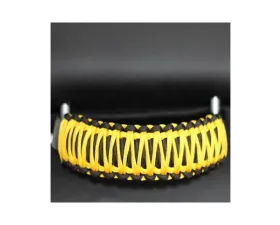 Bartact Black/Yellow Headrest Paracord Grab Handles Pair Jeep Gladiator | Wrangler | Toyota Tacoma | Ford Bronco