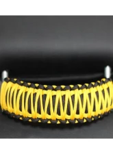 Bartact Black/Yellow Headrest Paracord Grab Handles Pair Jeep Gladiator | Wrangler | Toyota Tacoma | Ford Bronco                                     - TAOGHHPBY - Image 2
