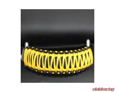 Bartact Black/Yellow Headrest Paracord Grab Handles Pair Jeep Gladiator | Wrangler | Toyota Tacoma | Ford Bronco - TAOGHHPBY