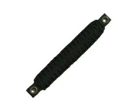 Bartact Black/Black Grab Handles Paracord Sound Bar Rear Side Pair Jeep Wrangler JK 2007-2018