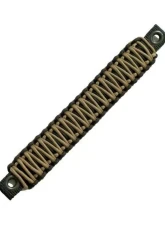 Bartact Black/Coyote Grab Handles Paracord Sound Bar Rear Side Pair Jeep Wrangler JK 2007-2018                                     - TAOGHRPBC - Image 2