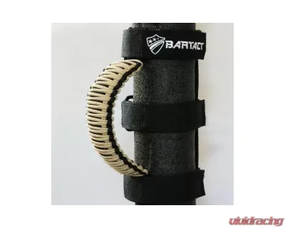 Bartact Black/Khaki Paracord Grab Handles Universal Pair - TAOGHUPBK