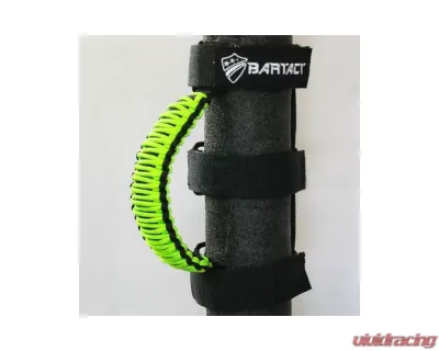 Bartact Black/Grecko Neon Green Paracord Grab Handles Universal Pair - TAOGHUPBL