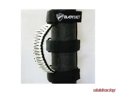 Bartact Black/White Paracord Grab Handles Universal Pair - TAOGHUPBW