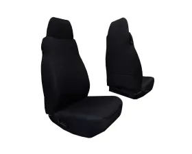 Bartact Black Baseline Performance Front Seat Covers Pair Jeep Wrangler 2003-2006