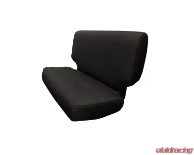 Bartact Black Baseline Performance Rear Bench Seat Covers Jeep Wrangler TJ 2003-2006 - TJBC0306RBB
