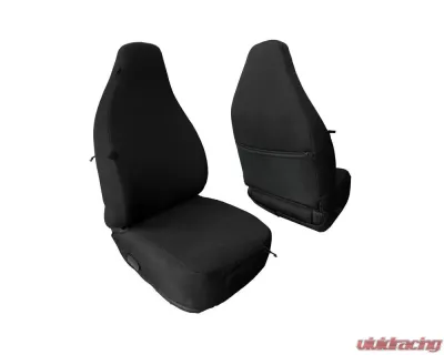 Bartact Black Baseline Performance Front Seat Covers Jeep Wrangler TH 1997-2002 - TJBC9702FPB