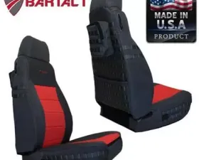 Bartact Graphite/Graphite Tactical Series Front Seat Covers Jeep Wrangler TJ 2003-2006