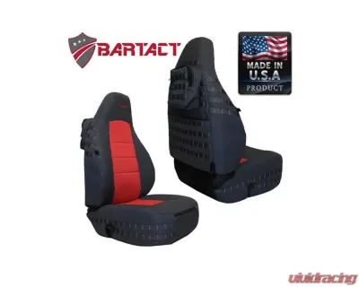 Bartact Black/ACU Camo Tactical Series Front Seat Covers Jeep Wrangler TJ 1997-2002 - TJSC9702FPBA