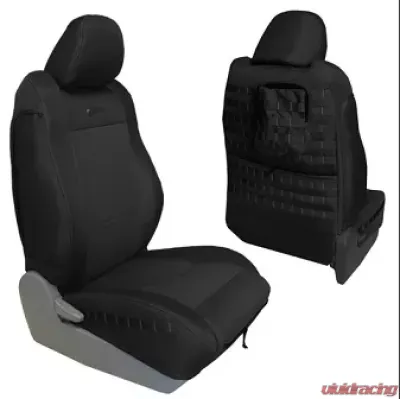 Bartact Tactical Series Front Seat Cover Black for Toyota Tacoma 2013-2015 - TRBC1315FPB