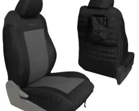 Bartact Tactical Series Front Seat Cover Black/Acu Camo for Toyota Tacoma TRD 2005-2012