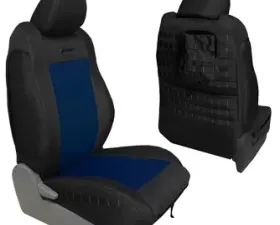 Bartact Tactical Series Front Seat Cover Black/Navy for Toyota Tacoma TRD 2005-2012