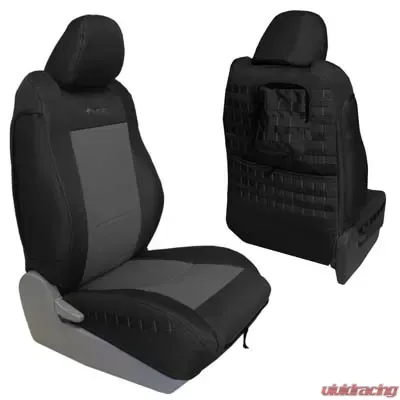 Bartact Graphite/Graphite Tactical Series Seat Covers Front Toyota Tacoma 2009-2015 - TRAC0915FPGG