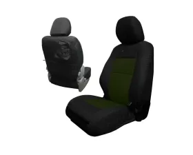 Bartact Black/Olive Tactical Front Seat Covers Pair Toyota Tacoma 2020-2021
