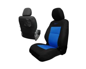 Bartact Black/Blue Tactical Front Seat Covers Pair Toyota Tacoma 2020-2021