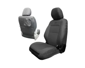 Bartact Graphite/Graphite Tactical Front Seat Covers Pair Toyota Tacoma 2020-2021