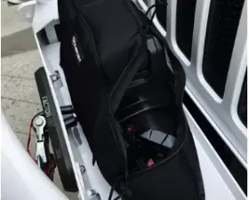 Bartact Winch Cover for Warn Gen II VR 10 & 12 Winches, Black Fabric