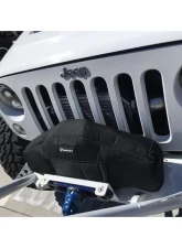 Bartact Black Fabric Warn Zeon Winch Cover                                     - WCWZEFB - Image 5