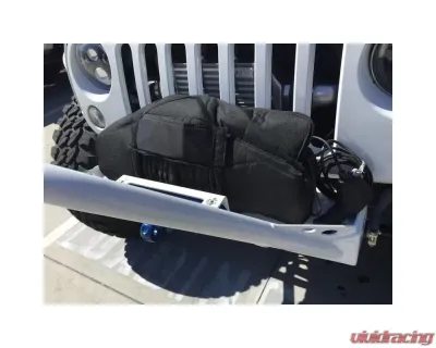 Bartact Black Fabric Warn Zeon Winch Cover - WCWZEFB