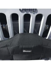 Bartact Black Fabric Warn Zeon Winch Cover                                     - WCWZEFB - Image 5