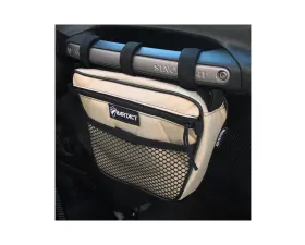 Bartact Khaki Fabric Passenger Grab Handle Dash Bag Jeep Wrangler