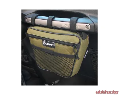 Bartact Olive Drab Fabric Passenger Grab Handle Dash Bag Jeep Wrangler - XXDHBFO