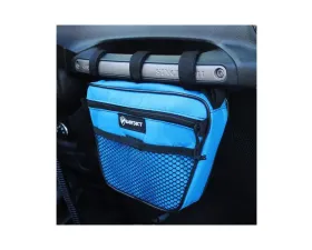 Bartact Blue Fabric Passenger Dash Grab Handle Bag Jeep Wrangler