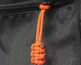 Bartact Paracord Zipper Pull Mango Set Of 5