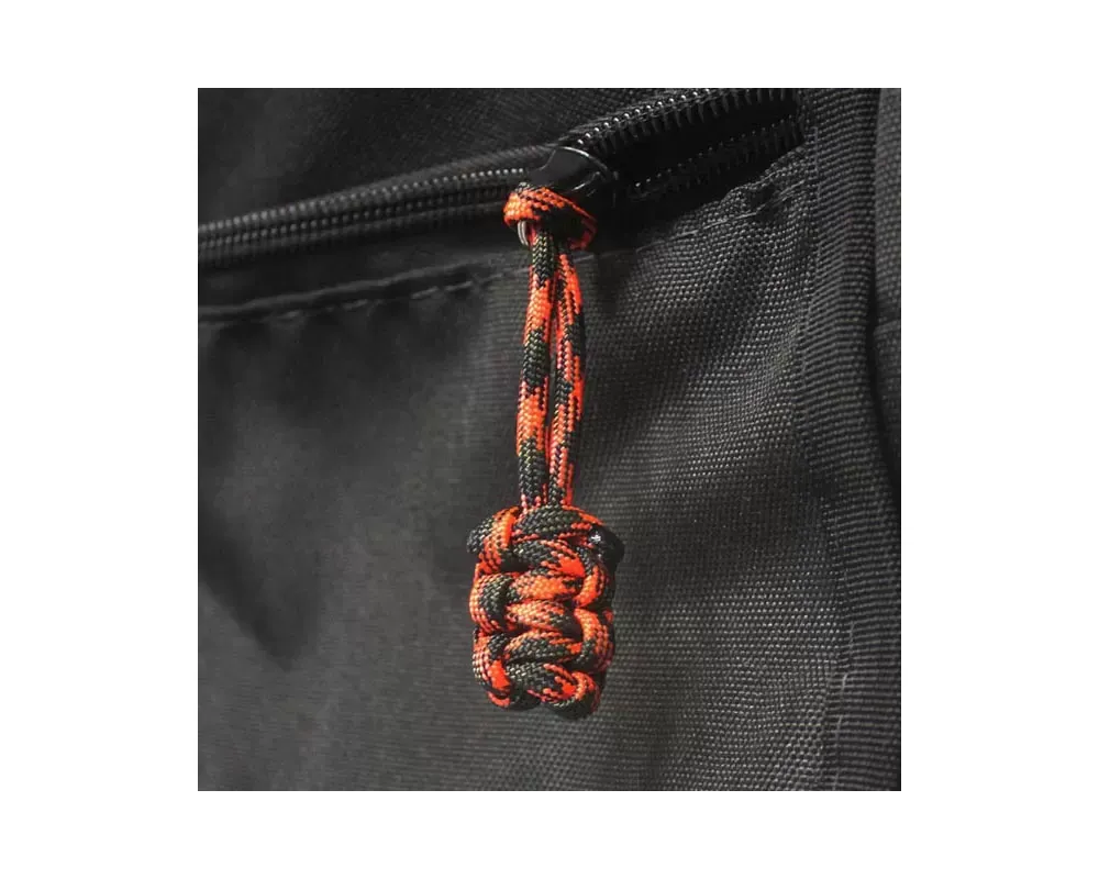 Bartact Orange Camo Paracord Zipper Pull Set Of 5 - XXPZ5J