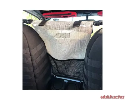 Bartact Graphite Universal Shade Material Seat Bag and Pet Divider - XXSSBG