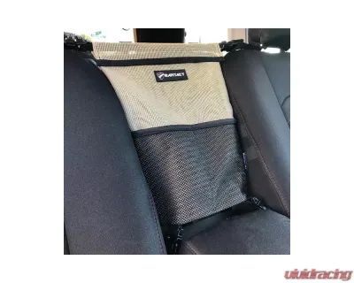 Bartact Khaki Universal Shade Material Seat Bag and Pet Divider - XXSSBK