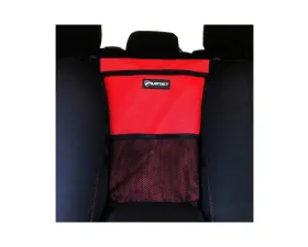Bartact Red Universal Shade Material Seat Bag and Pet Divider