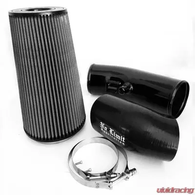 No Limit Fabrication 6.7 Cold Air Intake 2011-2016 Ford Super Duty Power Stroke Black Dry Filter Stage 2 - 67CAIBD