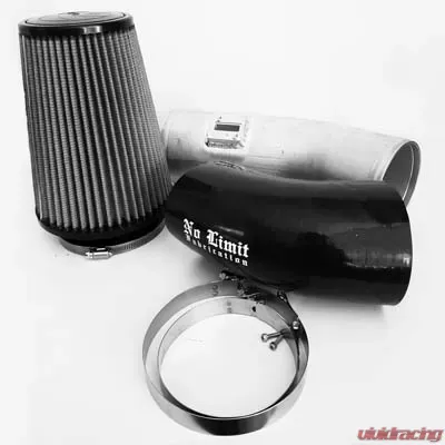 No Limit Fabrication 6.7 Cold Air Intake 2011-2016 Ford Super Duty Power Stroke Black Dry Filter Stage 1 - 67CAIBD1