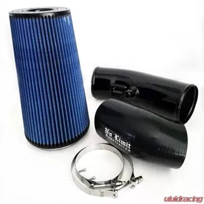No Limit Fabrication 6.7 Cold Air Intake 2011-2016 Ford Super Duty Power Stroke Black Oiled Filter Stage 2 - 67CAIBO