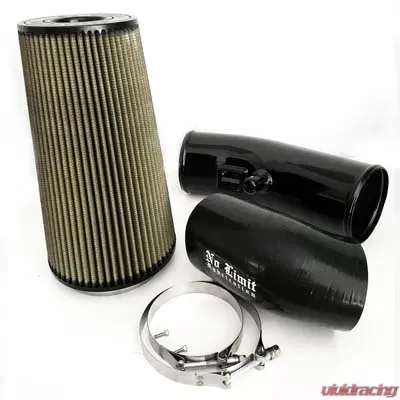 No Limit Fabrication 6.7 Cold Air Intake 2011-2016 Ford Super Duty Power Stroke Black PG7 Filter Stage 2 - 67CAIBP